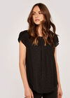 Studded Top, Black, large