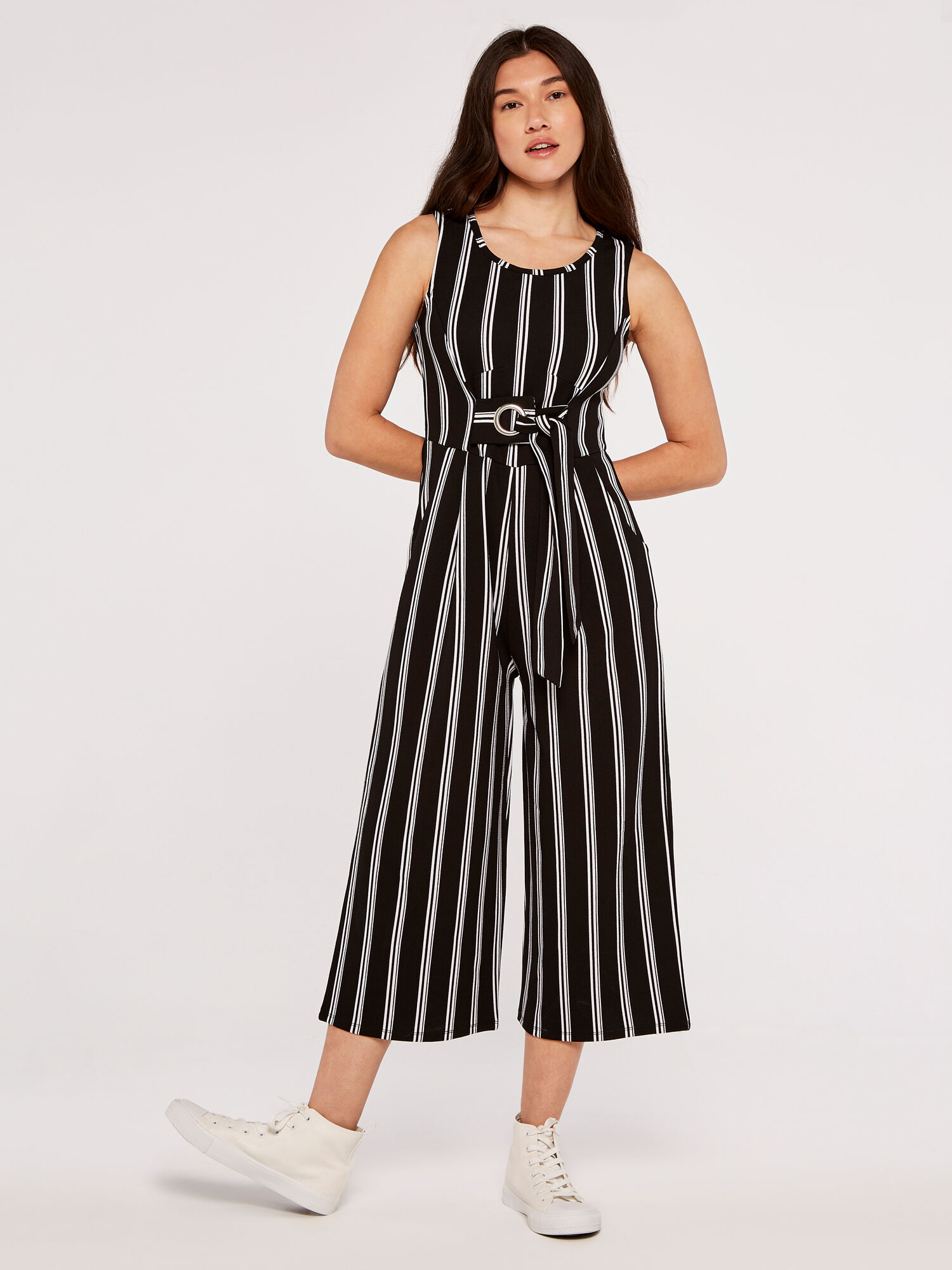 Apricot shop black jumpsuit