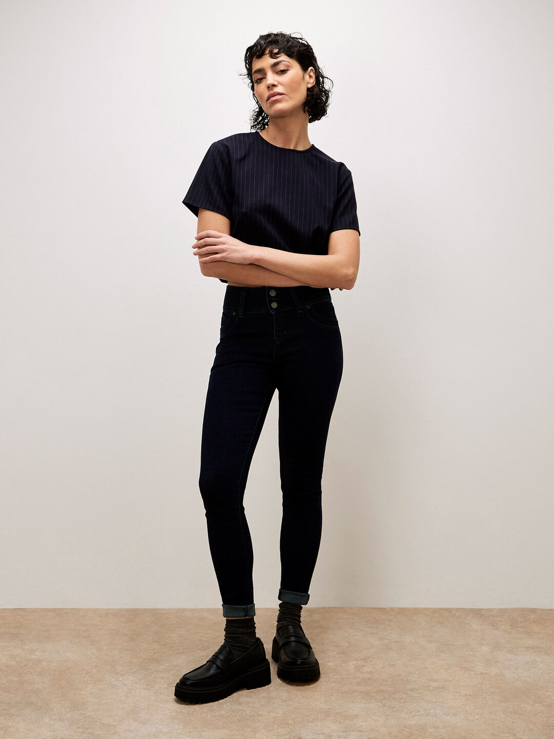 Image of Sisi High Waist Skinny Fit Jeans