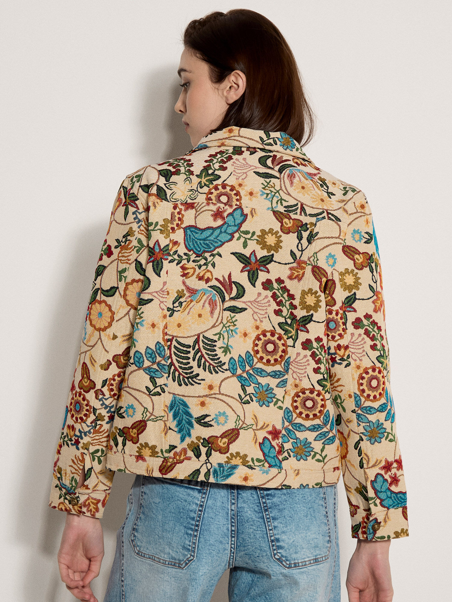 Floral Tapestry Jacket | Apricot Clothing