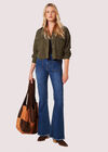 Suede Patchwork Hobo Bag, Assorted, large