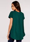 Oversize High-Low Top, Green, large