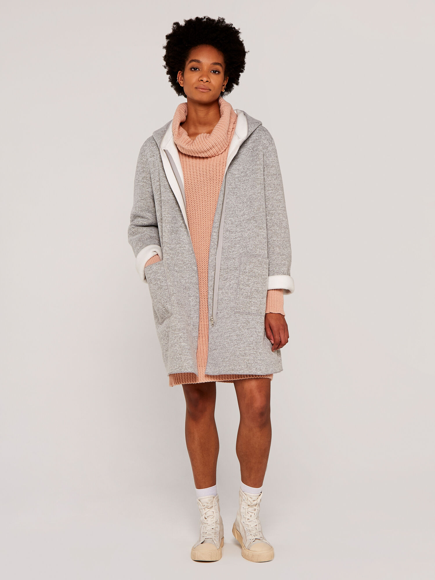 Hooded dress sale coat