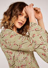 Cherry Blossom Ruffle Top, Mint, large