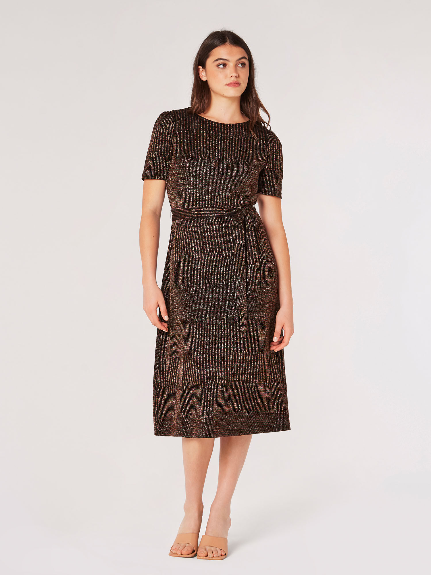 Lurex midi dress new arrivals