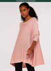 Lurex Long Sleeve Jumper, Pink, large