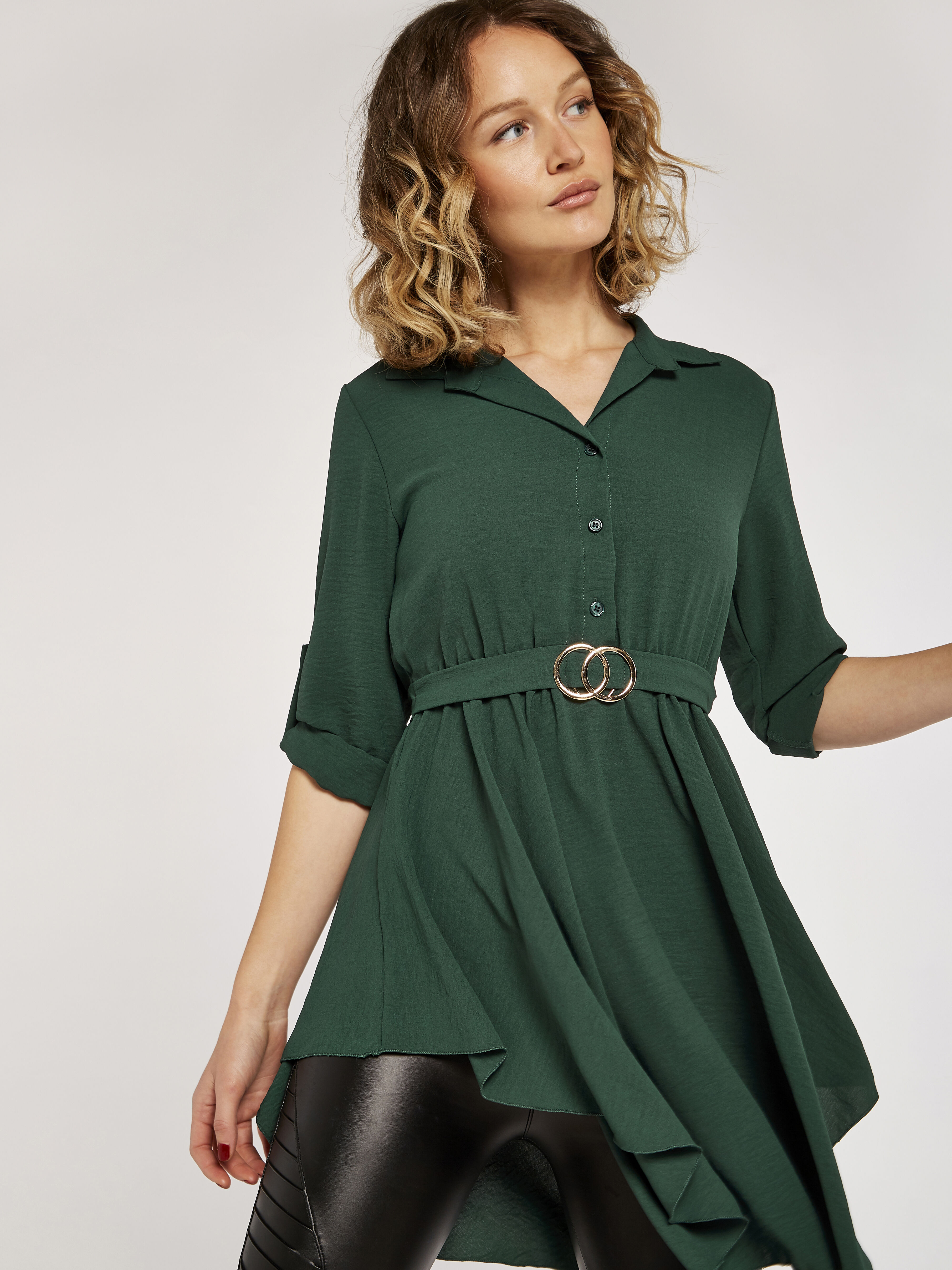 Shirt belt dress best sale