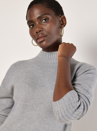 Waffle Knit Midi Dress