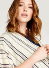 Tribal Lines Cardigan, Cream, large