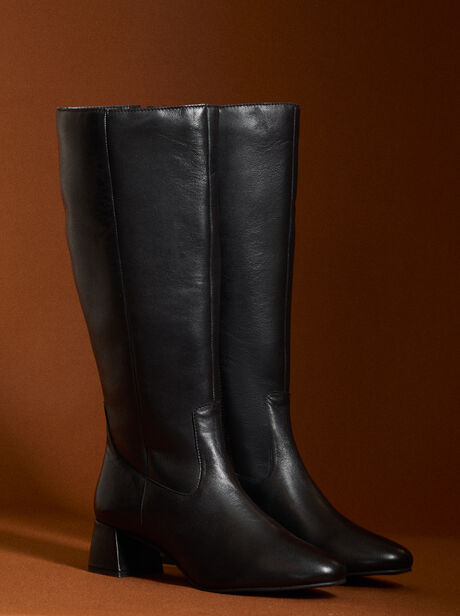 Tall Heeled Chelsea Boots