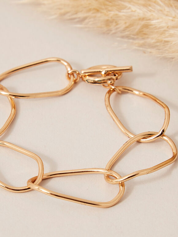 Chain Bracelet, Yellow, large