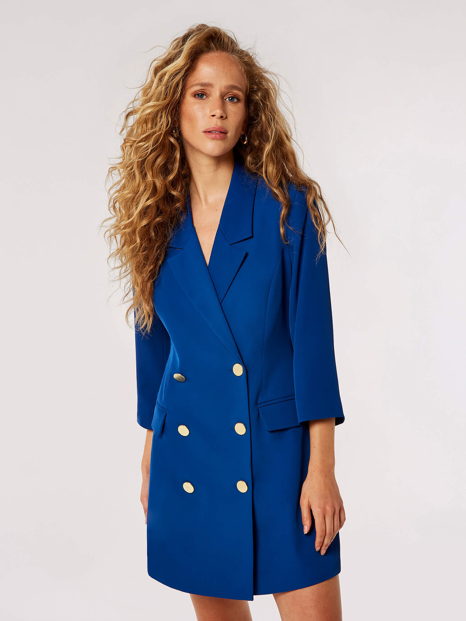 Double breasted blazer dress sale