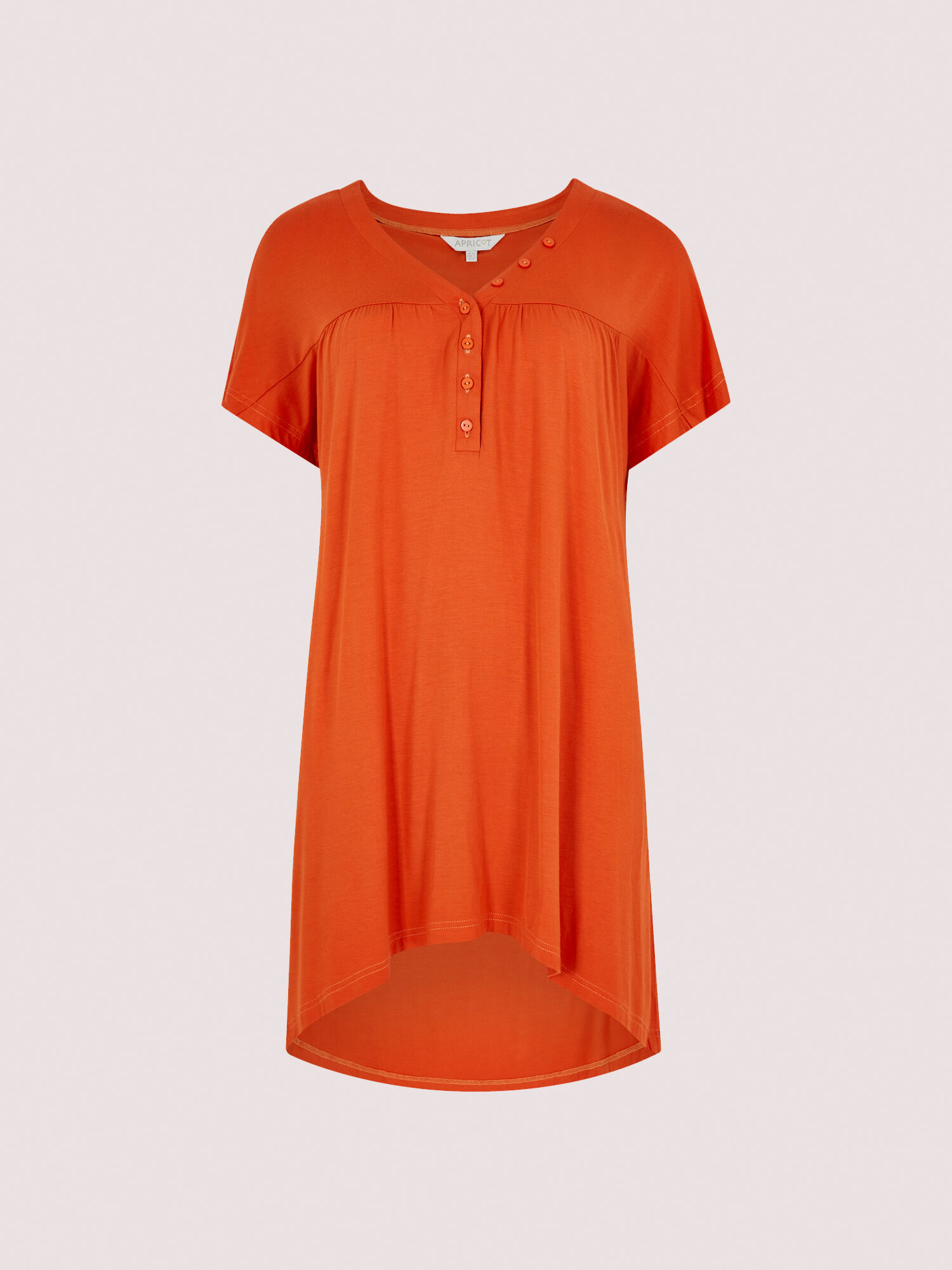 Buttoned High Low Tunic