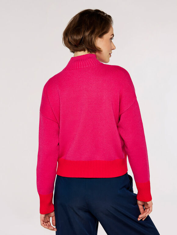 Soft Touch Jumper, Pink, large