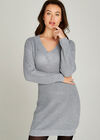 Grey Fisherman Jumper Dress, Grey, large