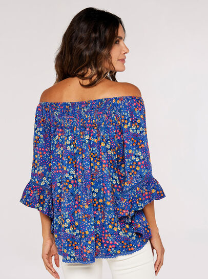 Ditsy Spray Bardot Top