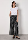 Bow Print T-Shirt, Black, large