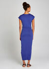 Midi Wrap Dress, Blue, large