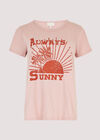 Always Sunny T-shirt, Pink, large