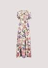 Chloe Floral Wrap Maxi Dress, Pink, large