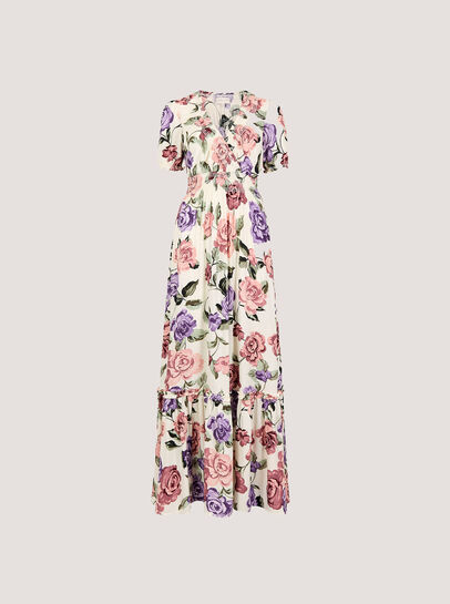 Chloe Floral Wrap Maxi Dress