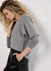 Pearl And Gem Embellished Jumper, Grey, large