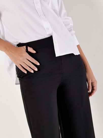 Tailored Straight-Leg Trousers
