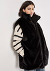 Reversible Oversized Puffer Gilet, Black, large