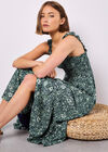 Ditsy Floral Midi Dress, Navy, large