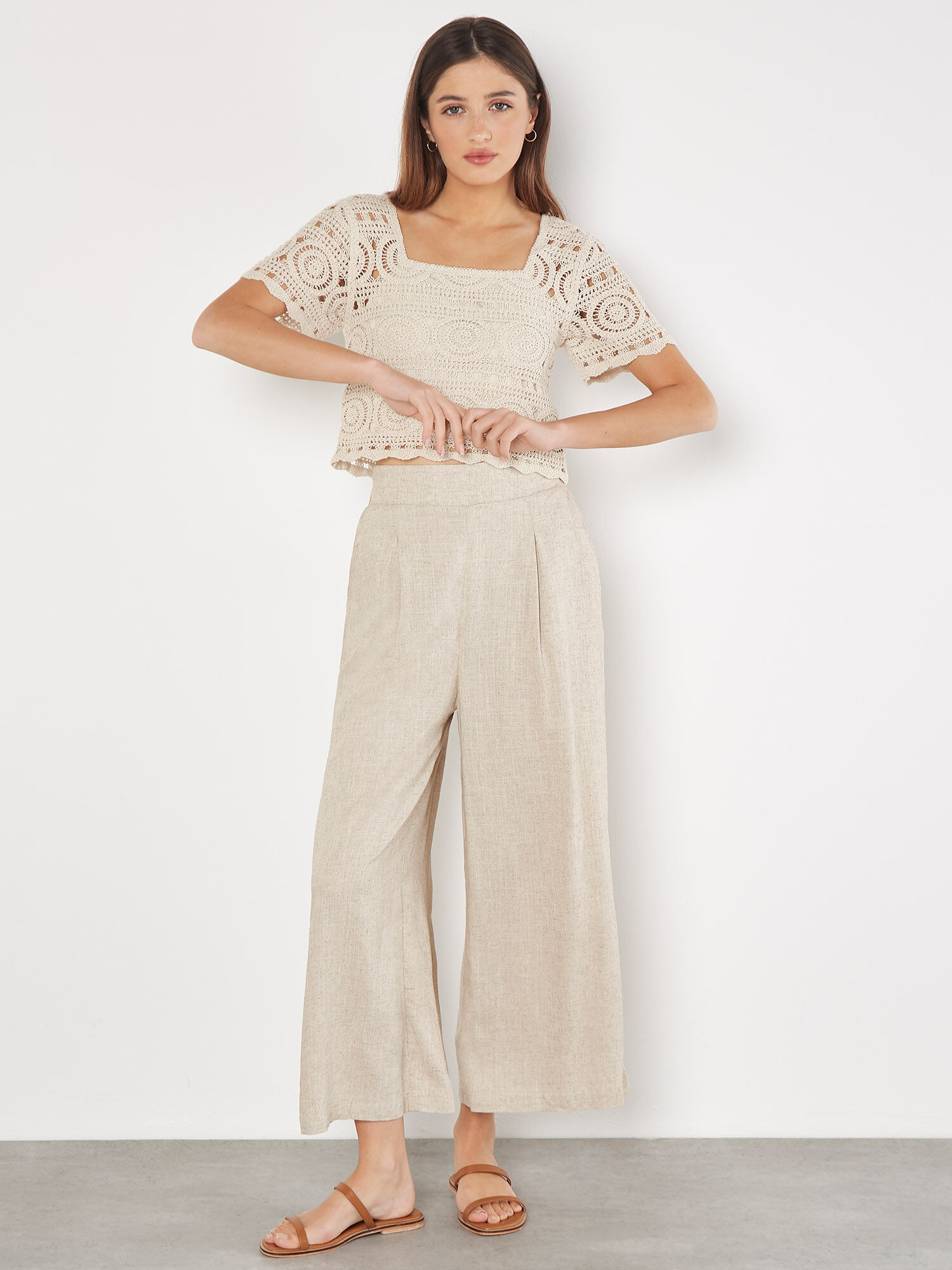 Cropped palazzo hotsell