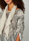  Snakeskin Sequin Top, Stone, large