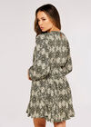 Ikat Mini Dress, Khaki, large