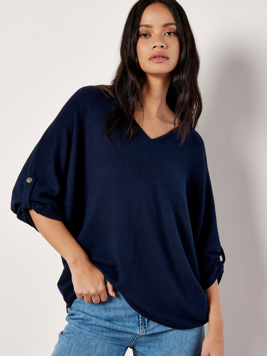 Image of Soft Touch Oversized Batwing Top