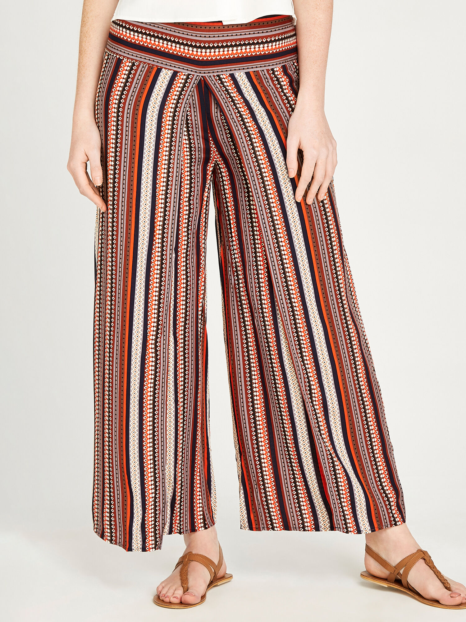 Palazzo wrap pants deals