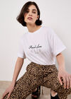 Leopard Print Culottes, Brown, large