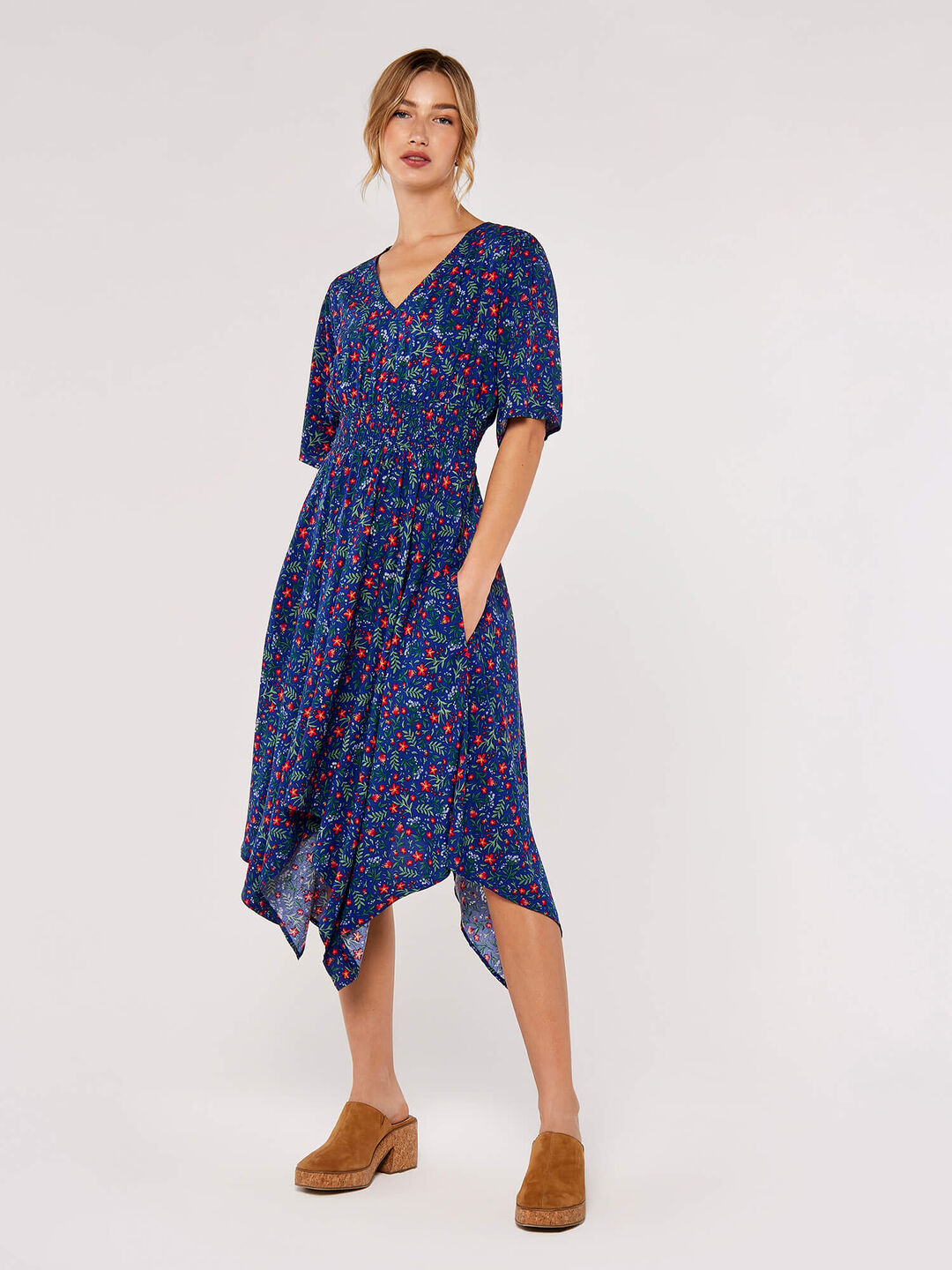 Hanky Hem Midi Dress