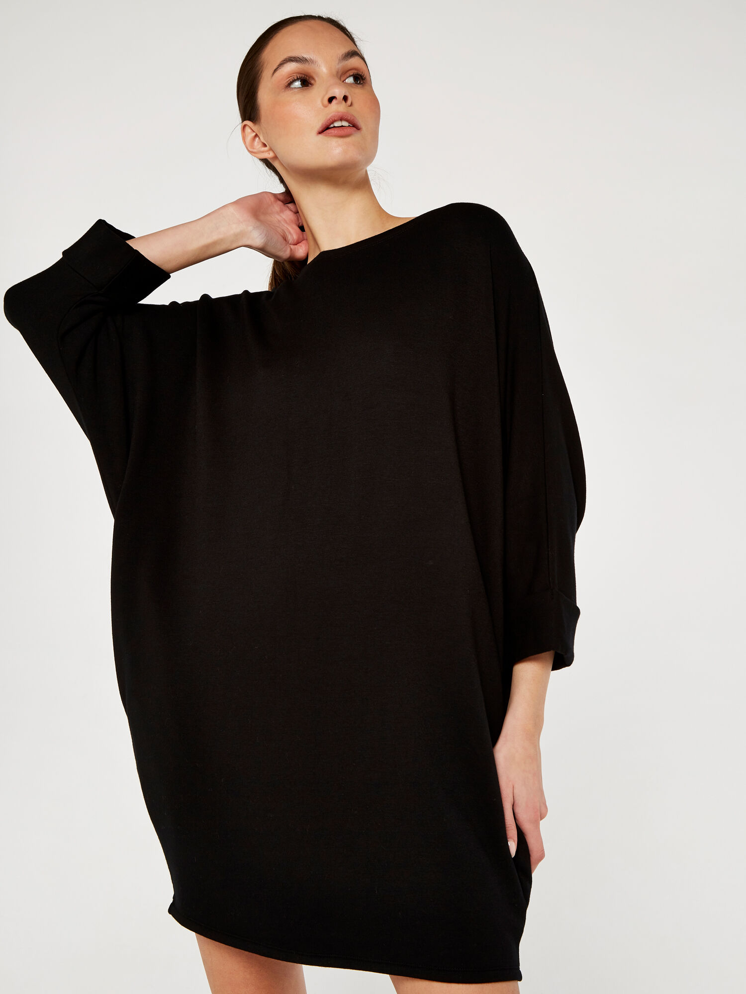 Long cocoon dress top