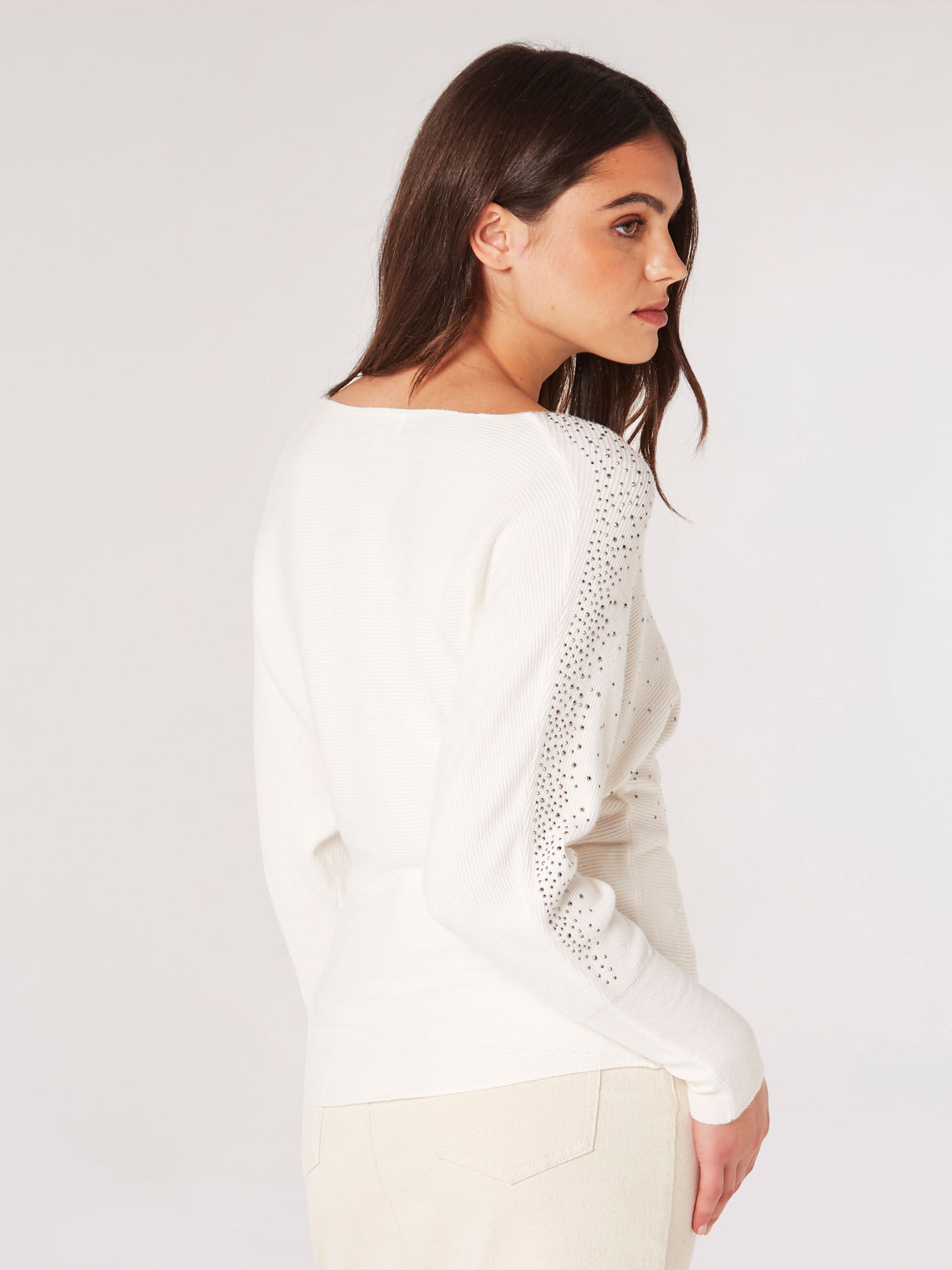 White batwing jumper new arrivals