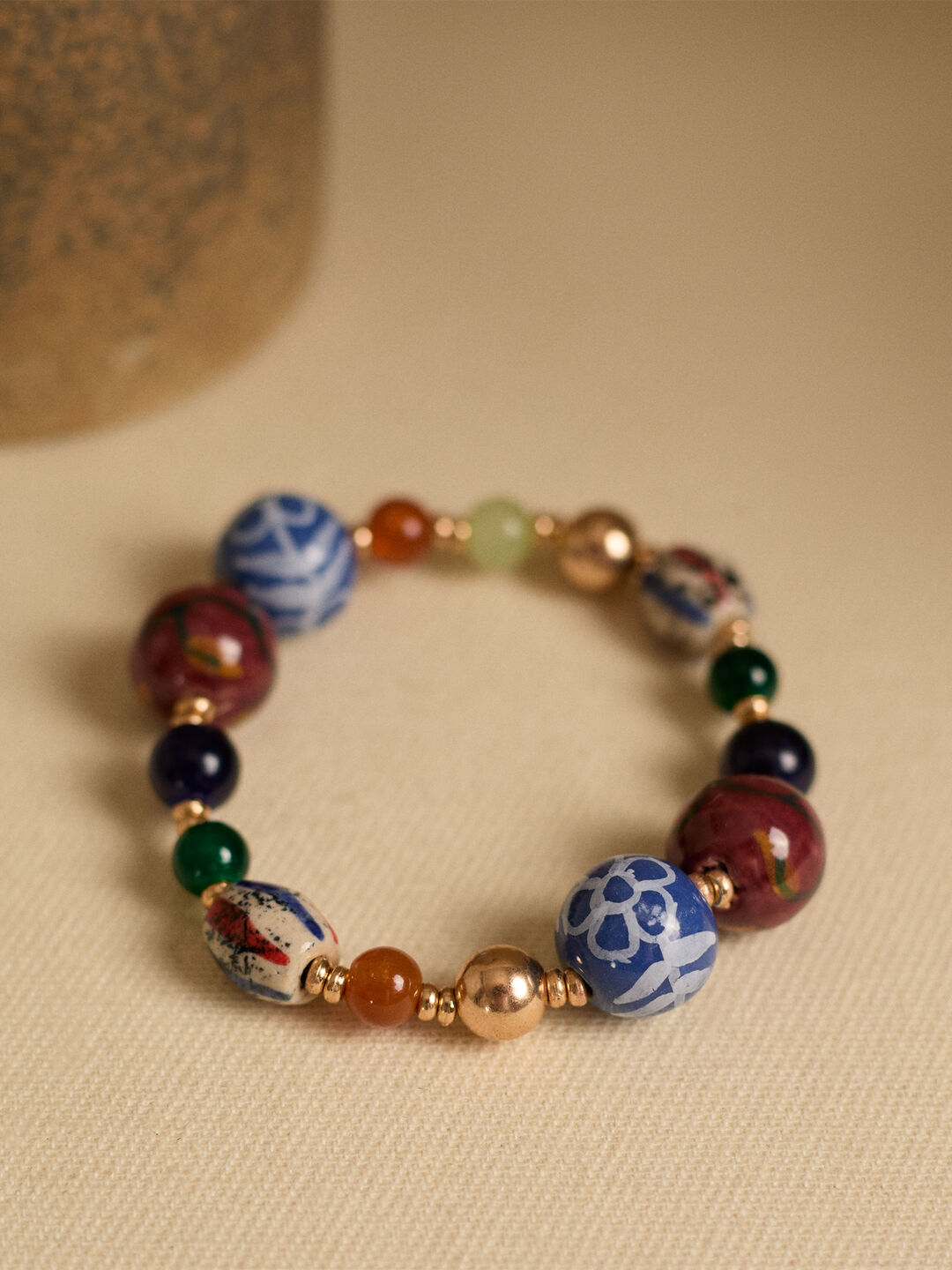 Image of Multi Stone Beaded Bracelet