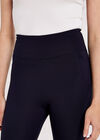 Waistband Ponti Legging, Navy, large