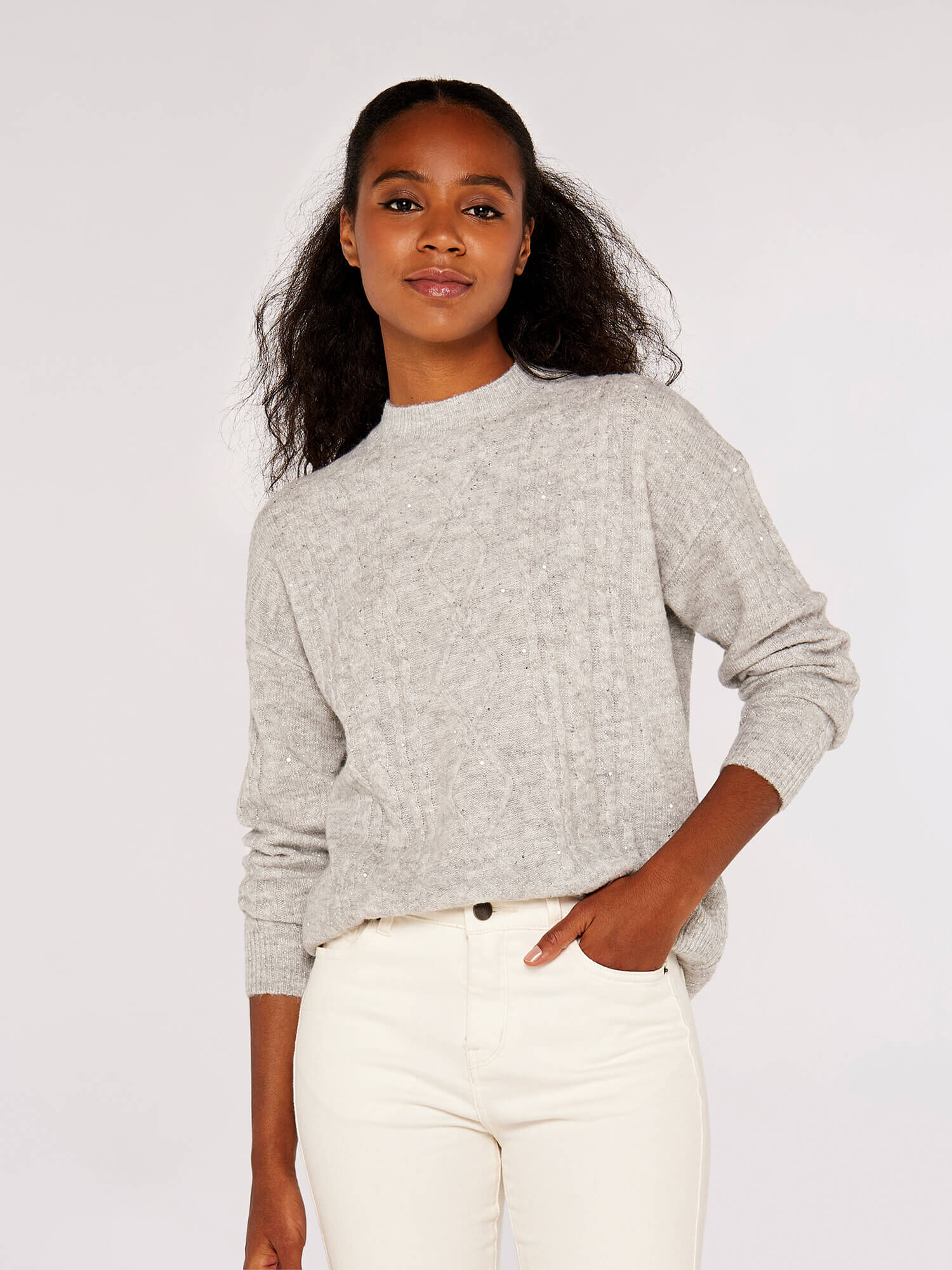 Apricot grey jumper 2025