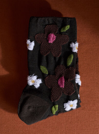 Big Flower Socks