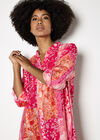 Folk Patchwork Tunic Top, Pink, large