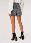 Sequin Velvet Shorts, Light Grey / Silver, large