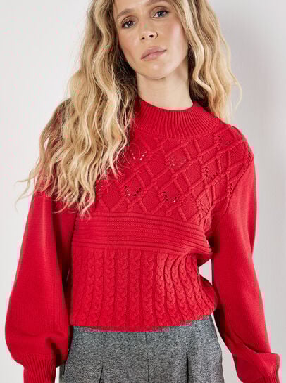 Twist Cable Knit Jumper