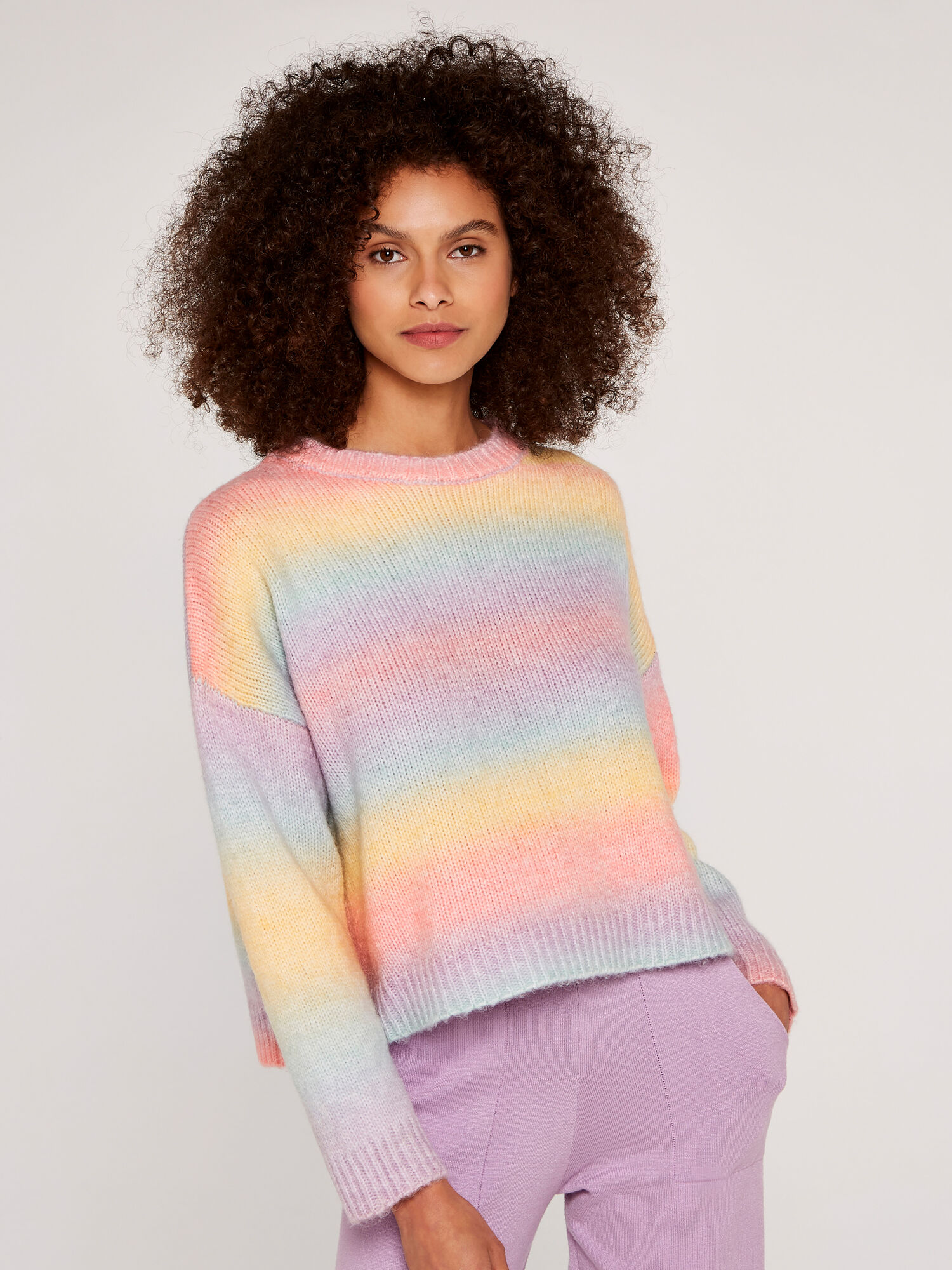 Rainbow ombre sweater outlet
