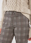 Check Jacquard Trousers, Black, large
