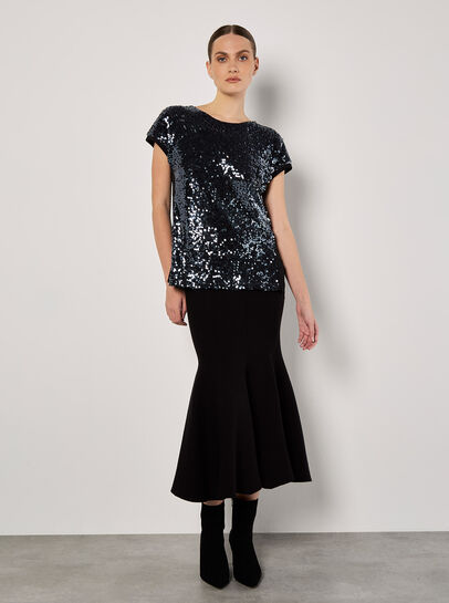 APRICOT, Sequin Embellished T-Shirt