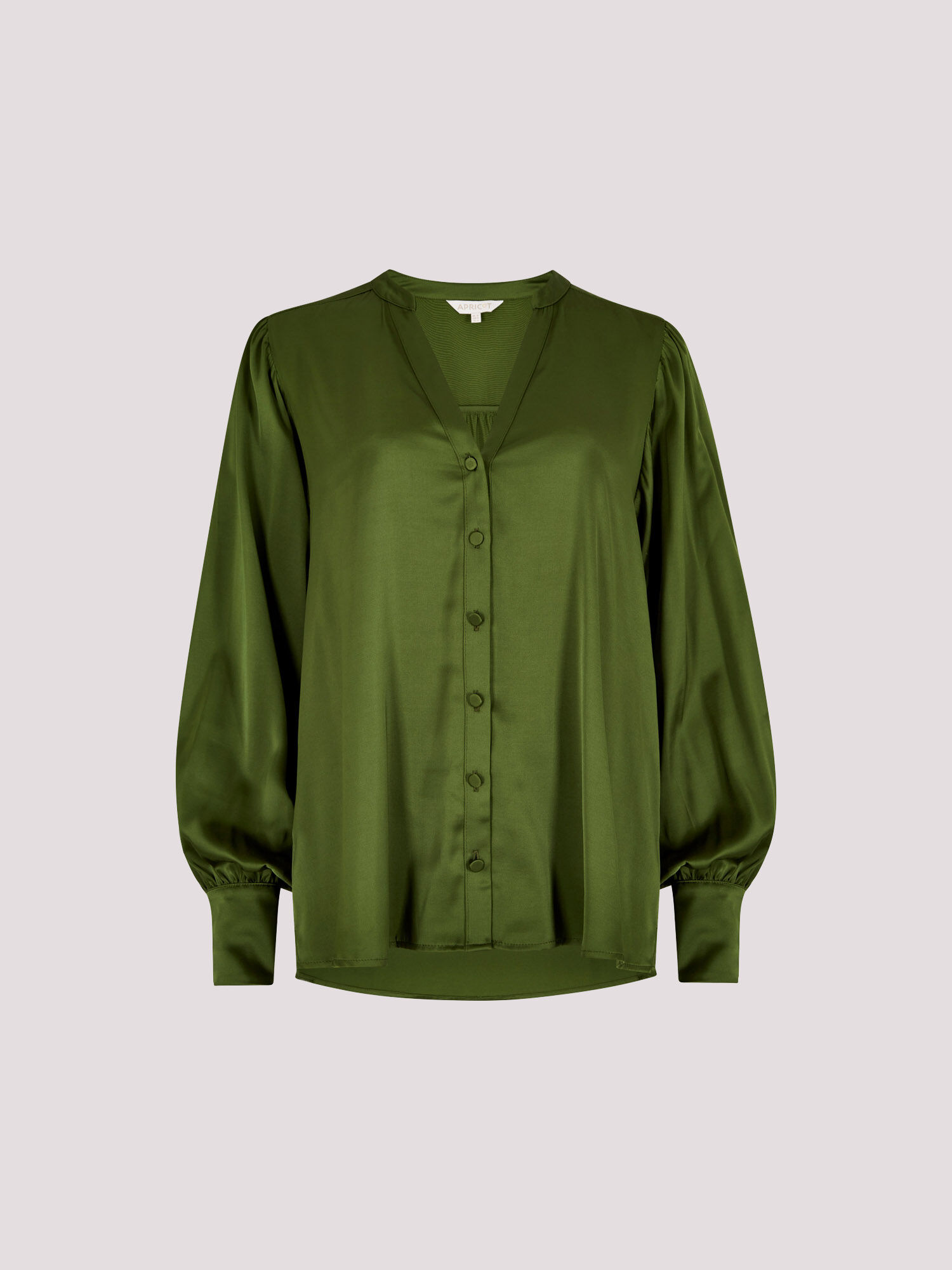 green satin blouse uk