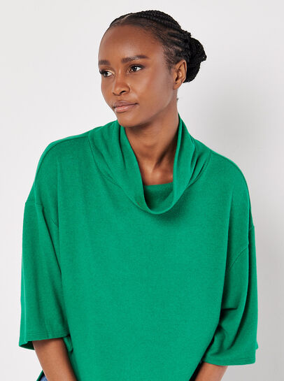 Soft Touch Cowl Neck Top